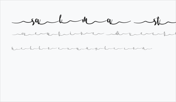 Salma Stylistic 4 Business Card