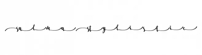 Salma Stylistic 5  font caratteri gratis