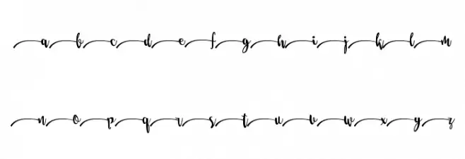 Salma Stylistic 5 Schriftart Groß
