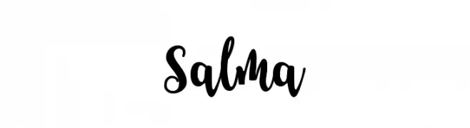Salma  नि: शुल्क फ़ॉन्ट्स डाउनलोड