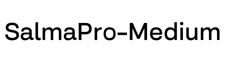 SalmaPro-Medium  नि: शुल्क फ़ॉन्ट्स डाउनलोड