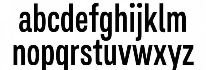 SalmaPro-MediumNarrow Schriftart Kleinbuchstaben