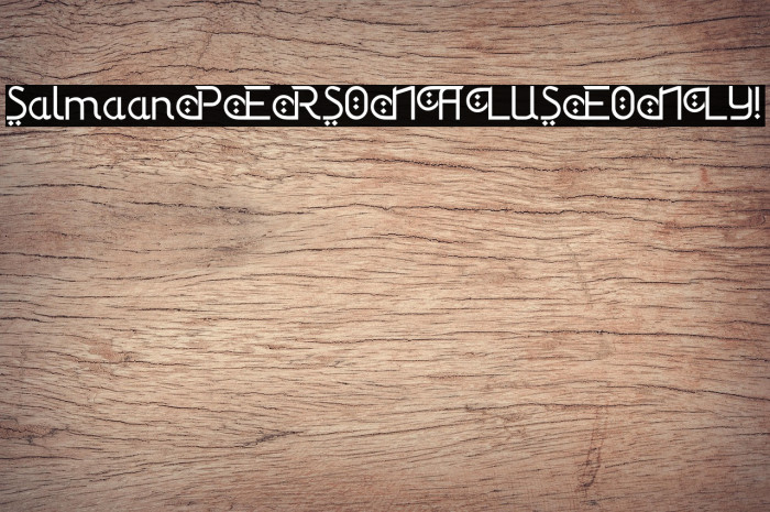 Salmaan PERSONAL USE ONLY! Example 2