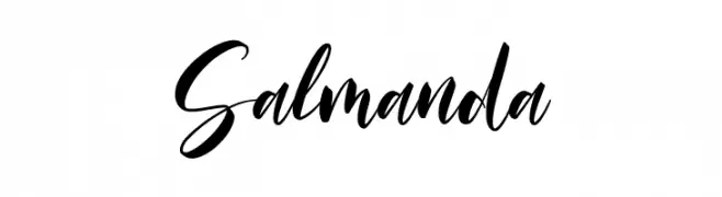 Salmanda  font caratteri gratis