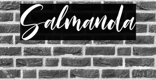 Salmanda Caratteri examples