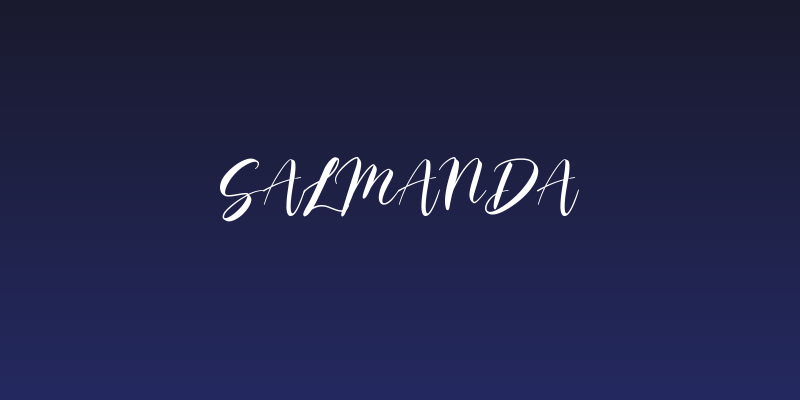 Salmanda Social Header