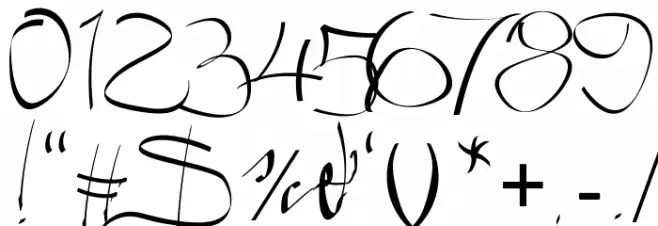 Salme Font OTHER CHARS