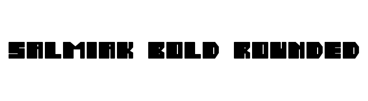 Salmiak Bold Rounded  Descarca Fonturi Gratis