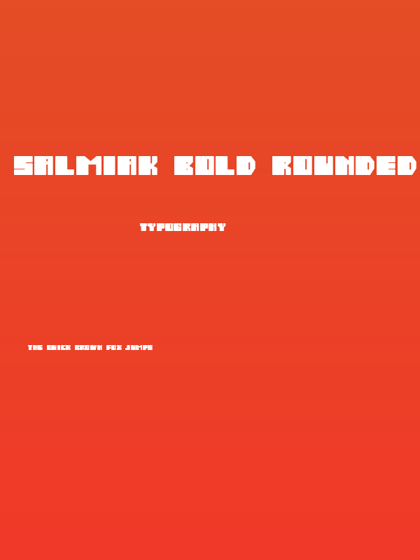 Salmiak Bold Rounded Poster