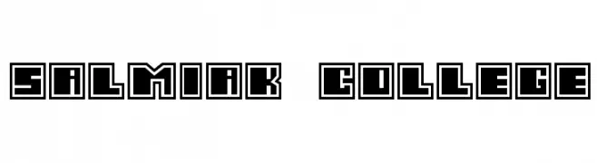 Salmiak College  Frei Schriftart Herunterladen