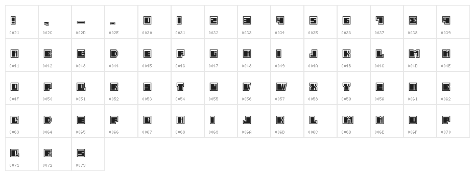 Salmiak College Character Map