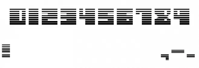 Salmiak Gradient Font OTHER CHARS