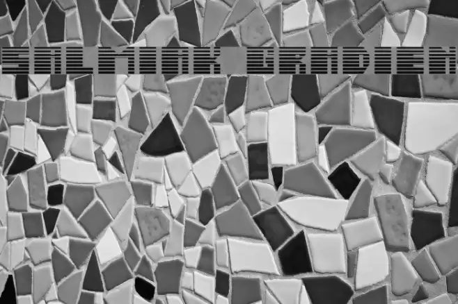 Salmiak Gradient Font examples