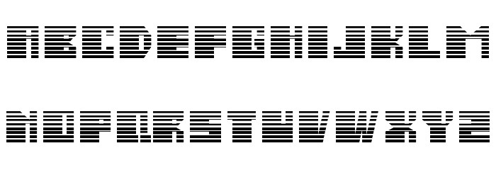 Salmiak Gradient Font LOWERCASE