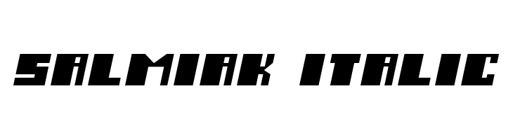 Salmiak Italic  les polices de caractères gratuit tlcharger