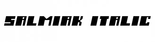 Salmiak Italic  تنزيل الخطوط