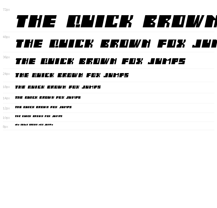 Salmiak Italic Waterfall