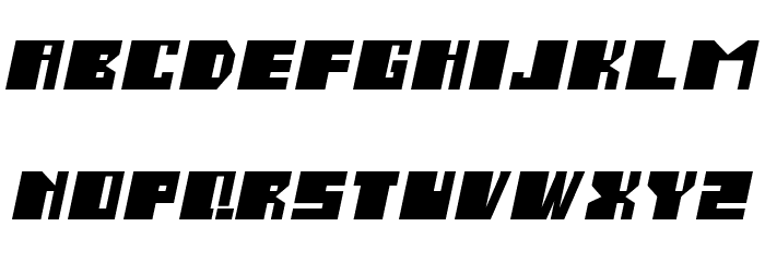 Salmiak Italic Font LOWERCASE
