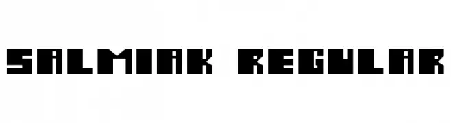 Salmiak Regular  Descarca Fonturi Gratis