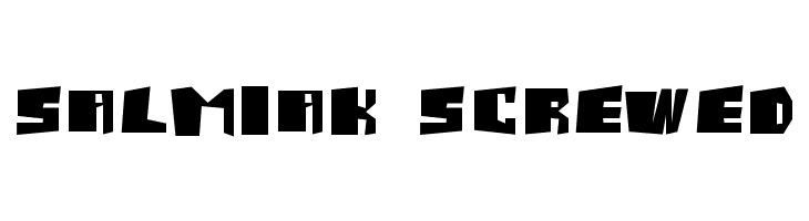 Salmiak Screwed  フリーフォントのダウンロード