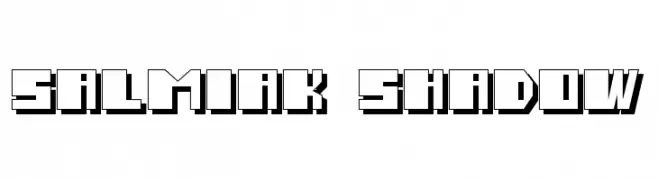 Salmiak Shadow  baixar fontes gratis