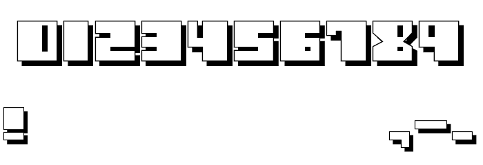 Salmiak Shadow Font OTHER CHARS