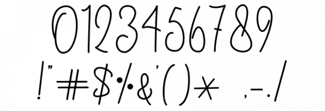 Salminah - Personal Use Font OTHER CHARS