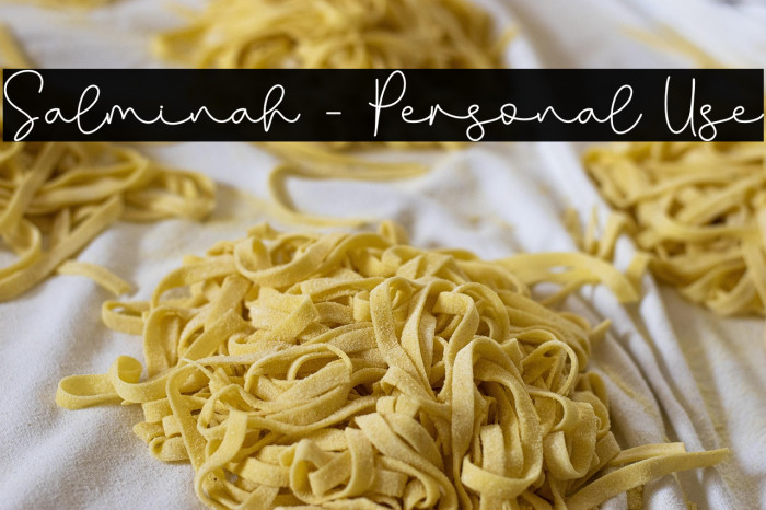 Salminah - Personal Use Example 1
