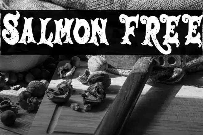 Salmon FREE Font examples