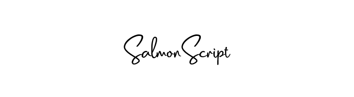 Salmon Script  les polices de caractères gratuit tlcharger