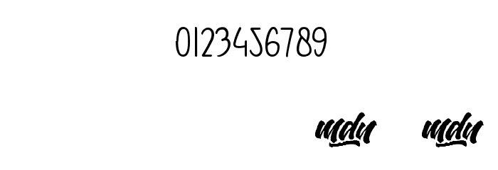 Salmon Script Font OTHER CHARS