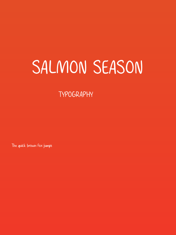 Salmon Season Poster
