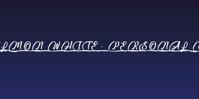 Salmon White - Personal Use Social Header