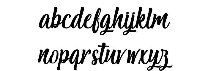 Salmon White - Personal Use Font LOWERCASE