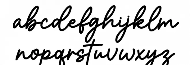 Salmon फ़ॉन्ट लोअरकेस