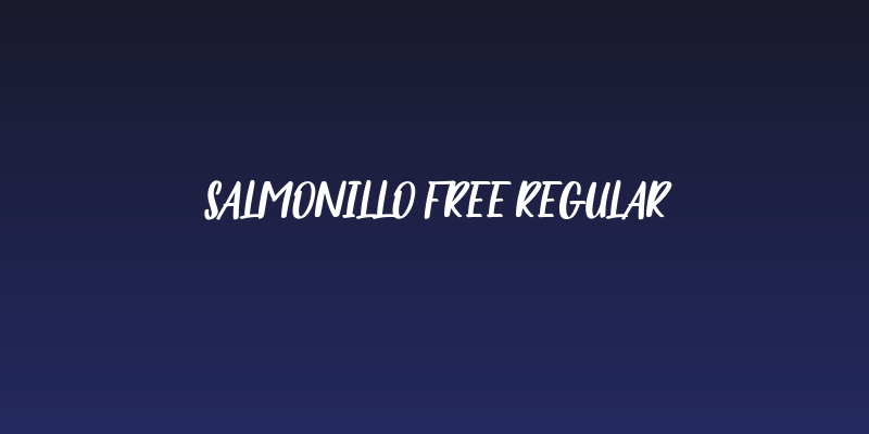 Salmonillo Free Regular Social Header