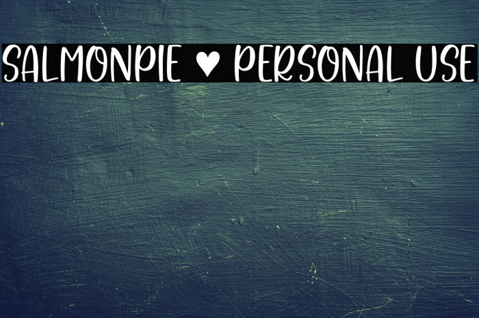 Salmonpie - Personal Use Example 2