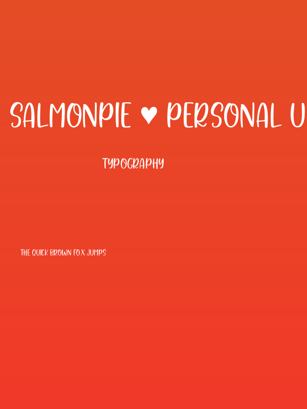 Salmonpie - Personal Use Poster