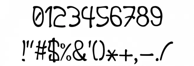 Salome Font OTHER CHARS