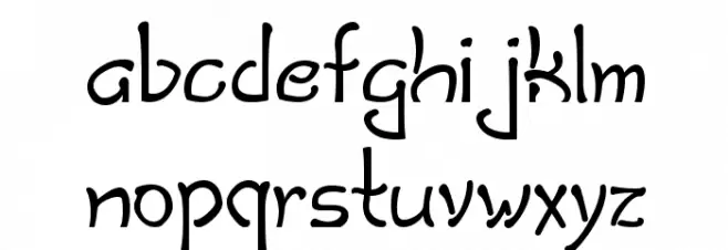 Salome फ़ॉन्ट लोअरकेस