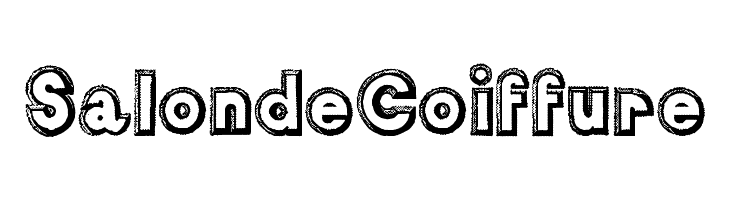 Salon de Coiffure  font caratteri gratis