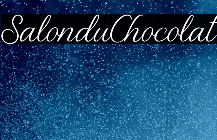 Salon du Chocolat Example 1