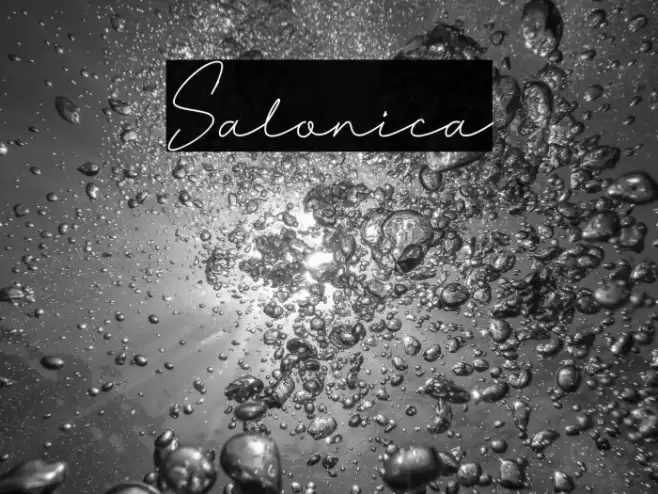 Salonica Font examples