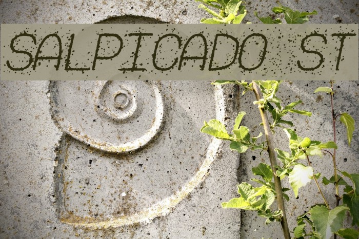 Salpicado St Font examples