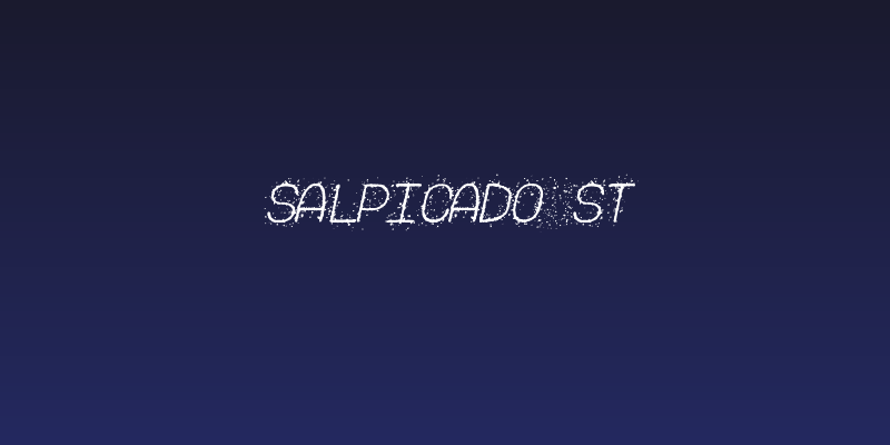 Salpicado St Social Header