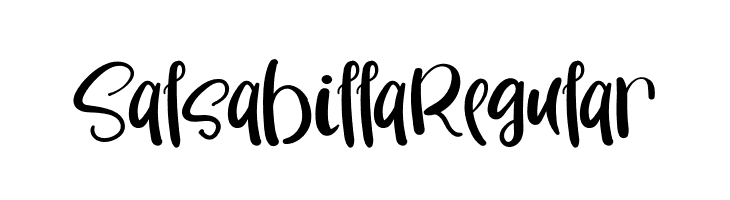 SalsabillaRegular  Frei Schriftart Herunterladen