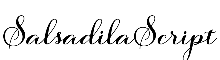 SalsadilaScript  font caratteri gratis