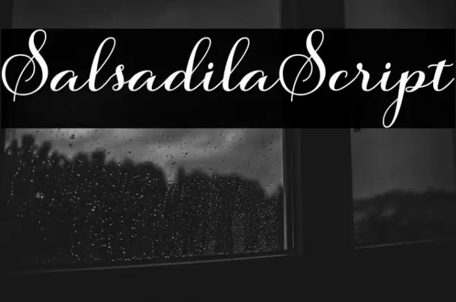 SalsadilaScript Caratteri examples