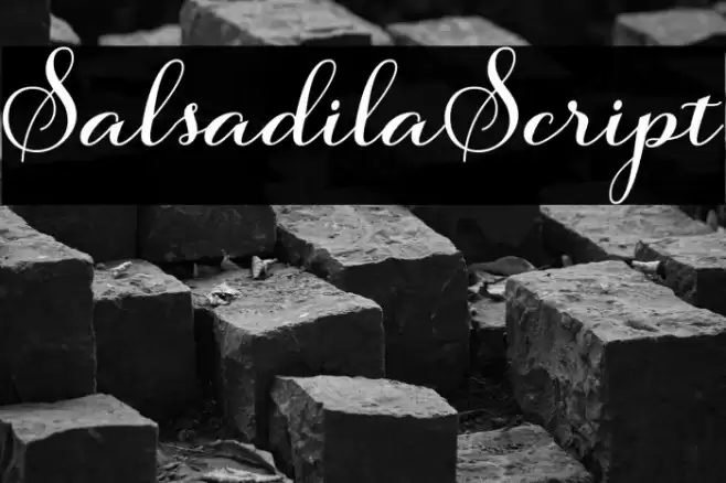 SalsadilaScript Caratteri examples