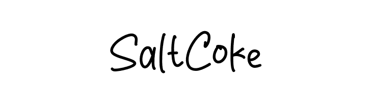 Salt Coke  baixar fontes gratis